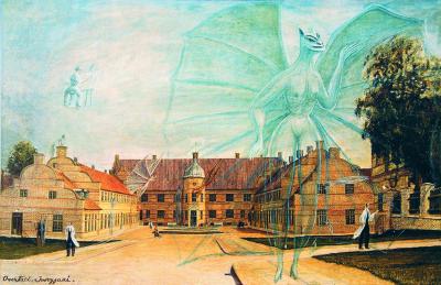 Ovartaci, hospitalsliv, fra bogen 'Ovartaci. Vild, visionær, verdenskunstner"