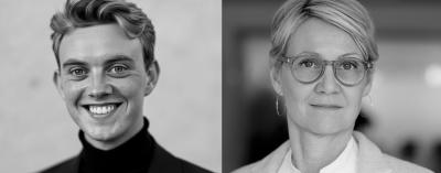 Daniel Weber, politisk chef i Psykiatrifonden og Marianne Skjold, direktør i Psykiatrifonden
