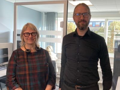 Stinus Lindgreen, Radikale Venstre, på besøg i Psykiatrifondens Rådgivning