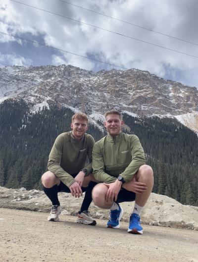 Jens Christian, Nicolai Fabian, Fra Grænsen Til Grenen, maraton, pressemeddelelse, billede 2