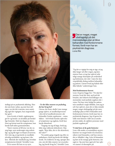 Lone Riis, Psykiatrifonden, december 2019