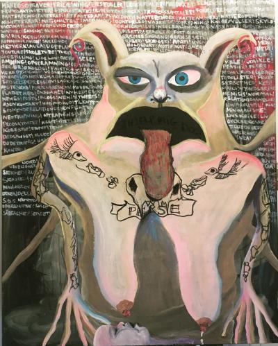 Saara Hernes, maleri 1, til artiklen Fødselsdepressionens skygge