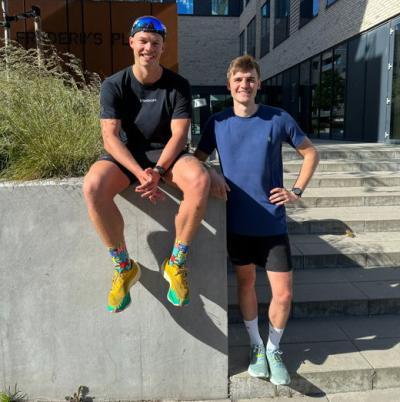 Marcus Bursjöo Hjortkjær (t.v.) og Teis Søgaard Kalsbøl (t.h.)