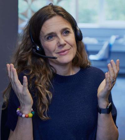 Liza Johnson, psykoterapeut og leder af Psykiatrifondens rådgivning 