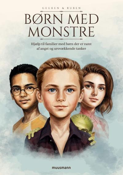 Bogforside, børn med monstre