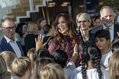 Psykiatrifonden, Novo Nordisk Fonden, etablerer alliance for børne-ungepsykiatrien. Billedet er taget den 3. november 2023: Fra venstre mod højre:  Mads Krogsgaard Thomsen, administrerende direktør, Novo Nordisk Fonden Psykiatrifondens protektor H.K.H. Kronprinsesse Mary Marianne Skjold er administrerende direktør, Psykiatrifonden Torsten Bjørn Jacobsen, formand, Psykiatrifonden