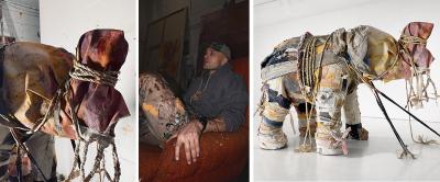 Elefanten i rummet, kunstner, kollage, Martin Bracher