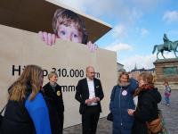 Torsdag 6. oktober 2022: Børn, der vokser op med en far eller mor med psykisk sygdom, har brug for mere hjælp, end de får i dag. Det var beskeden fra Børns Vilkår og Psykiatrifonden til sundhedsminister Magnus Heunicke. Foto: Cecilie Petit