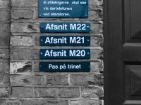 Skilte, afsnit