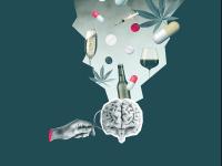 Selvmedicinering og rusmidler, collage