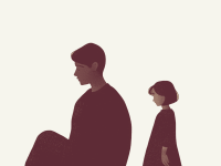 Børn og unge som pårørende, kollage, 2