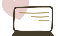 Onlinegrupper for unge kvinder, ikon, lille