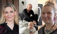 Mia Maja, Emil og Saara Herne. Til tema om fødselsdepression