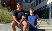 Marcus Bursjöo Hjortkjær (t.v.) og Teis Søgaard Kalsbøl (t.h.)