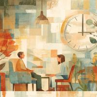 10-årsplan, tidslinje, illustration