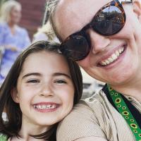 Aya og hendes mor Iben Rose