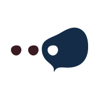 Chat med os, ikon, med luft