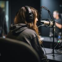 Podcast, Jeg er ikke den eneste, lavet i MidJourney