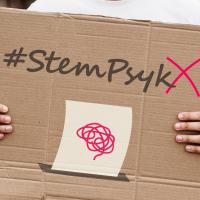 Stem psyk - skilt