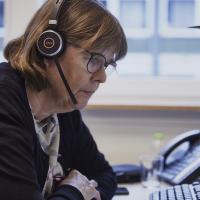 Portræt af en af Psykiatrifondens frivillige rådgivere