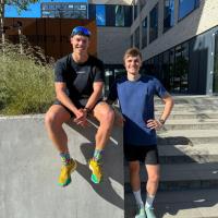 Marcus Bursjöo Hjortkjær (t.v.) og Teis Søgaard Kalsbøl (t.h.)