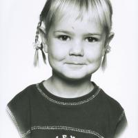 Skolefoto af Cecilie Bau